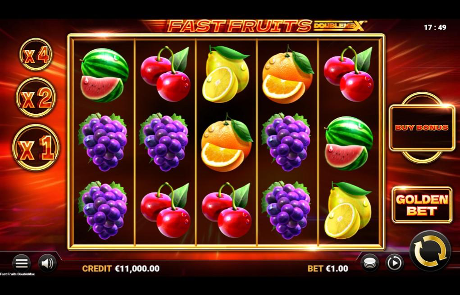 Melhores slots de frutas.