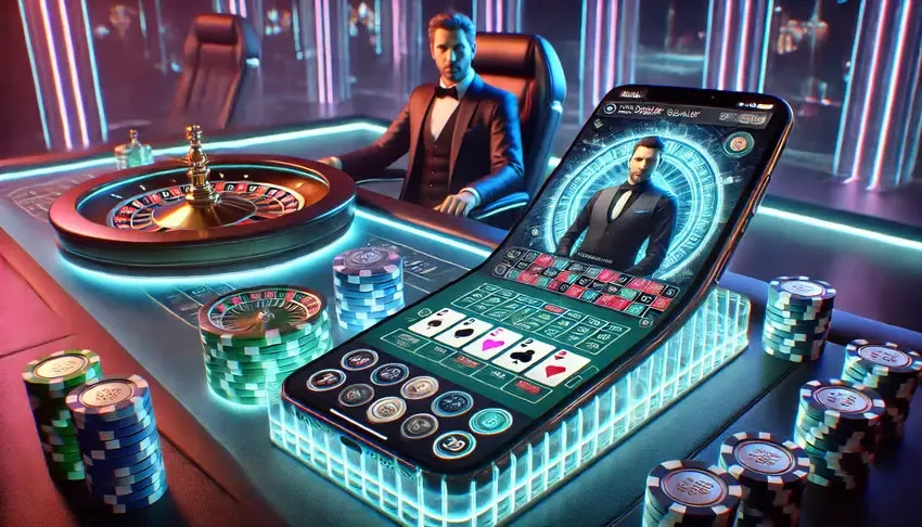 Casinos com croupier ao vivo no iPhone