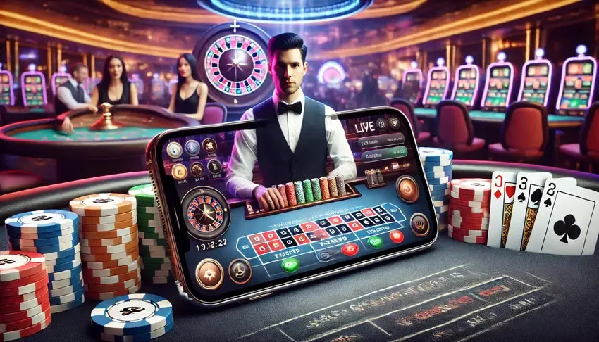 Giochi con croupier dal vivo su iPhone