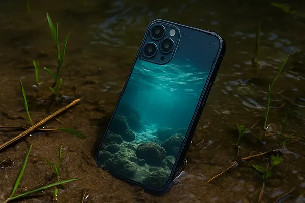 iPhone camera outdoors