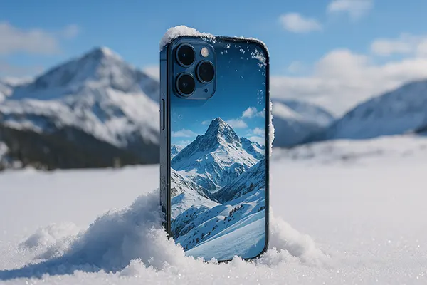 iPhone camera outdoors