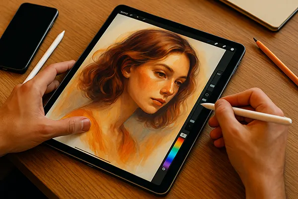 Procreate Arbeitsfläche