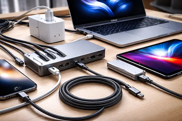 Carregamento USB-C rápido