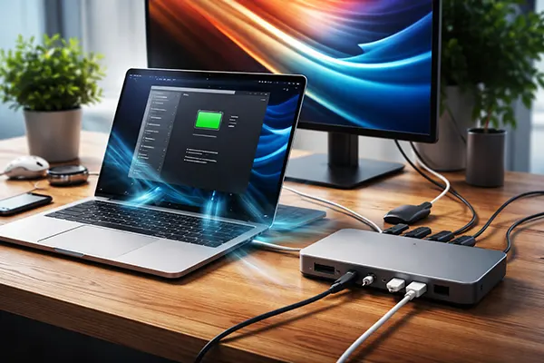 Schermata stato batteria